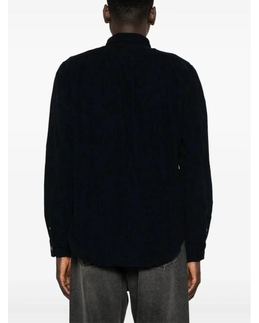 メンズ Paul Smith コーデュロイ シャツ Blue