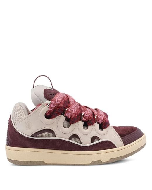 Lanvin Pink Curb Sneakers