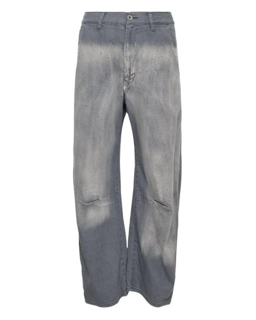 Y's Yohji Yamamoto Gray Jean Ample À Détail De Poche