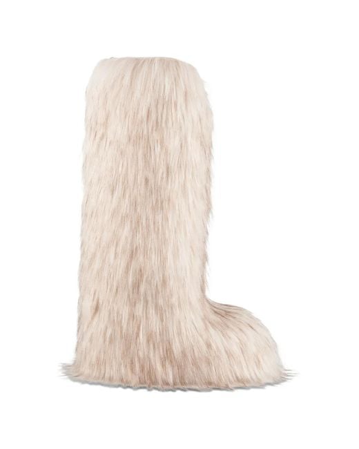 Moon Boot Natural Mb Icon Yeti Xhigh Jacquemus Panna