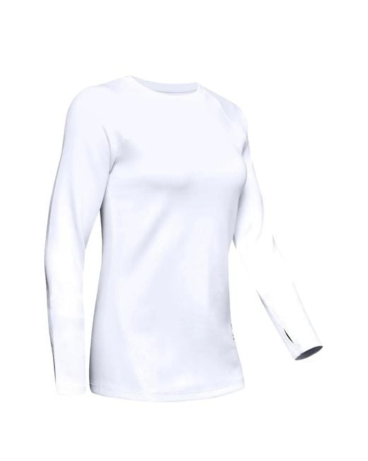 Under Armour White Long-Sleeve Top