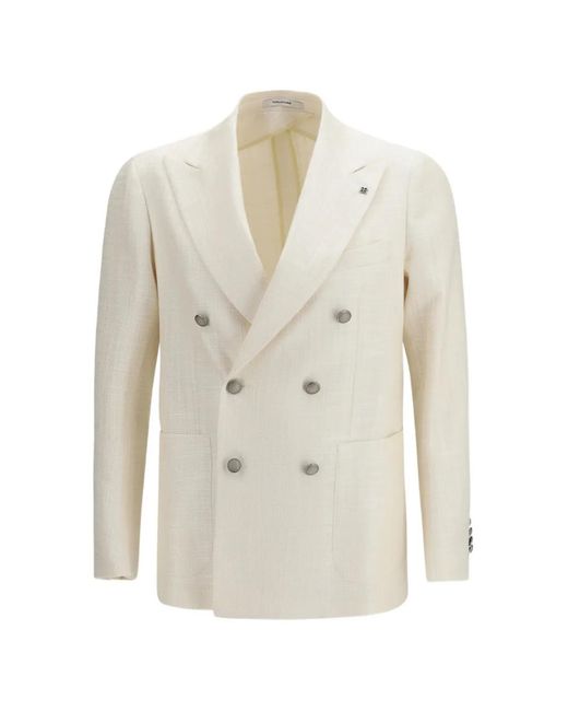 Blazer Con Doble Botonadura Tagliatore de hombre de color White