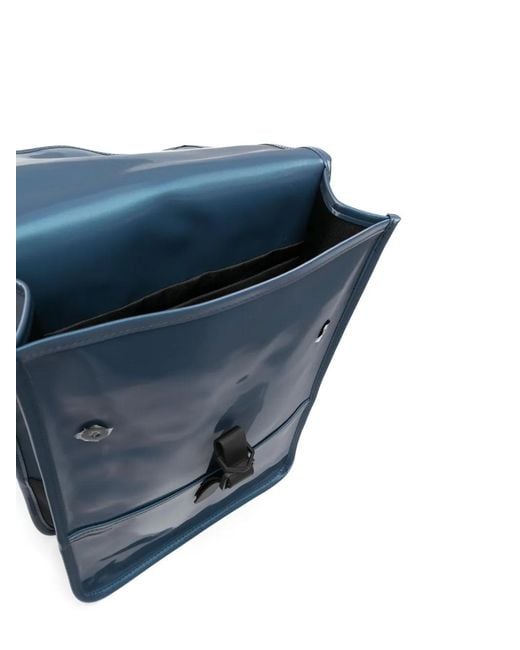 Zaino Impermeabile Con Fibbia di Rains in Blue