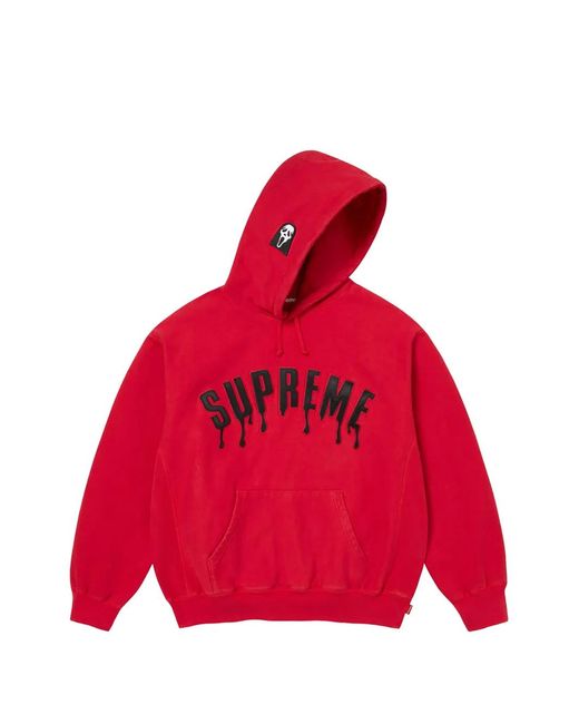 Supreme Red Ghostface Arc Hoodie for men