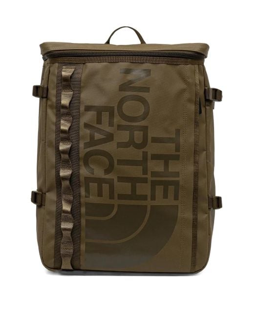 The North Face Green Rucksack mit Logo-Schild