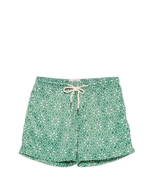Peninsula Green Short De Bain Filicudi for men