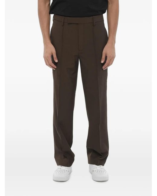 Neil Barrett Black Straight-Leg Trousers for men