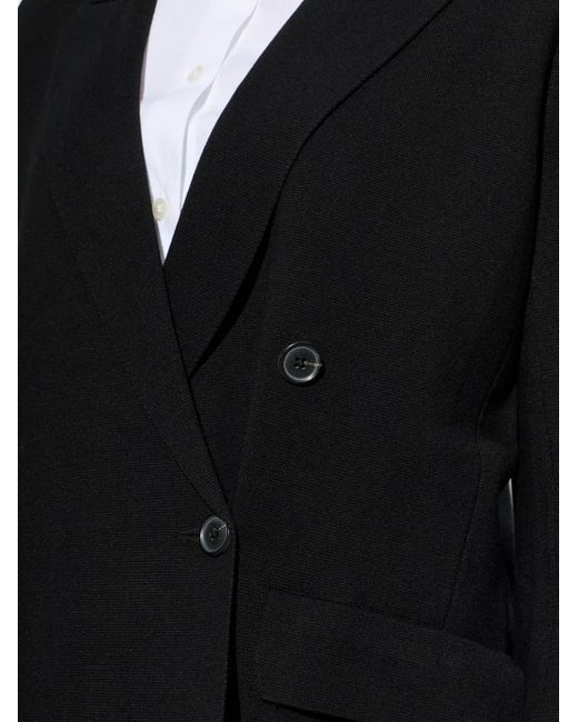 Paul Smith Black Double-Breasted Blazer