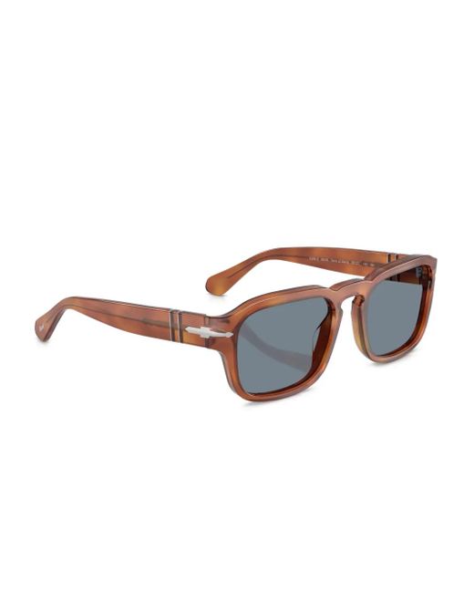 Persol Blue Square-Frame Sunglasses