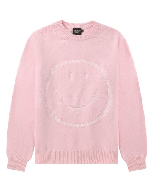 Joshua Sanders Pink Smiley Jumper