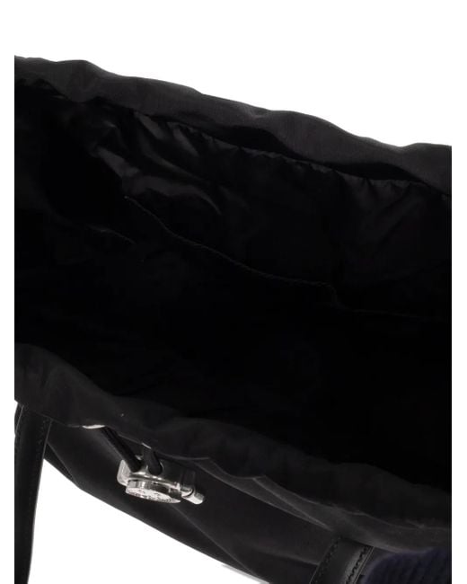 Moncler Black Drawstring Top-Handle Tote Bag