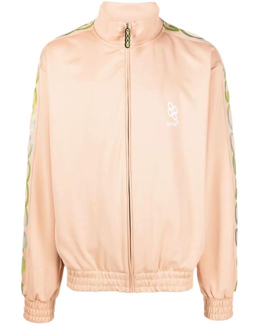 Gcds Pink Reflective Logo-Print Sweatshirt for men