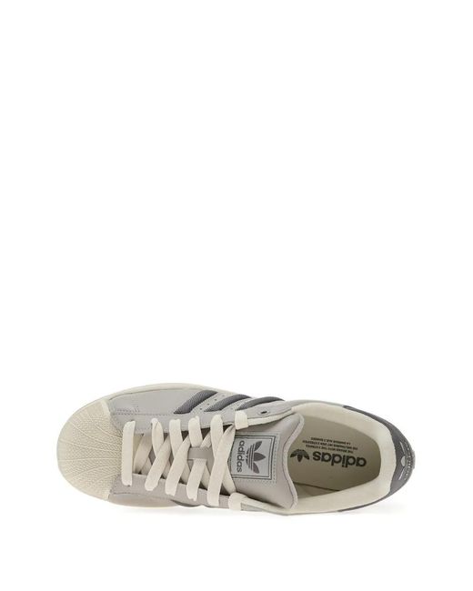 Adidas White Superstar Ii Three Stripes Sneakers