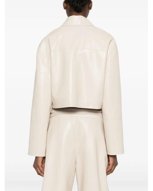 Nanushka White Omolara Jacket
