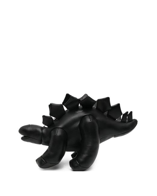 Maison Mihara Yasuhiro Black Dinosaur Shoulder Bag