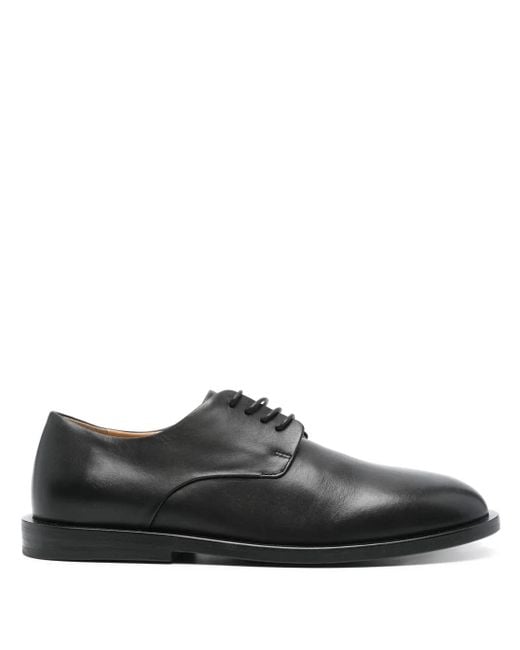 Marsèll Black Mando Leather Oxford Shoes