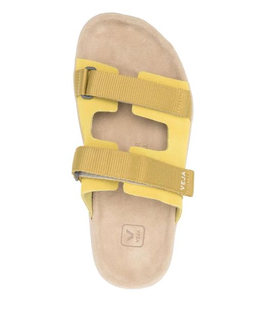 Sandalias Arpoador con doble tira Veja de color Metallic