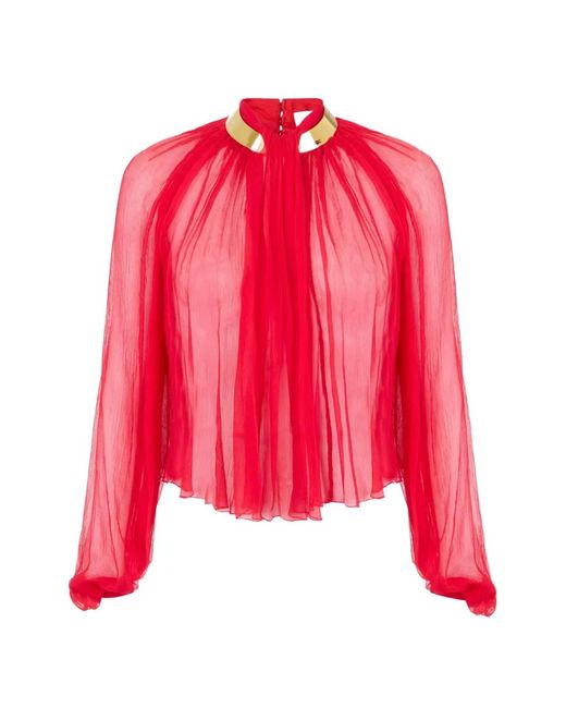 Elisabetta Franchi Red Blouse