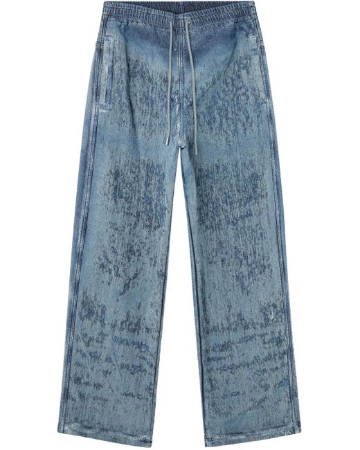 DIESEL Blue D-Enimos Jeans for men