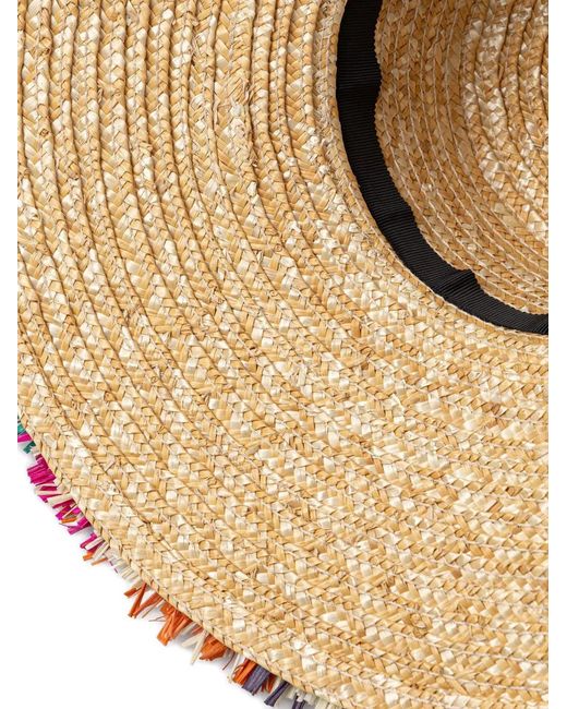Kurt Geiger White Chapeau À Bord Large