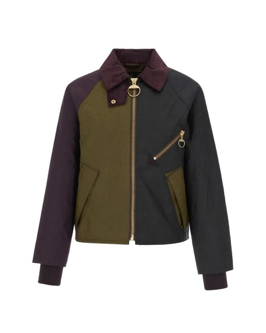 Barbour Black Arlene Waxed Jacket