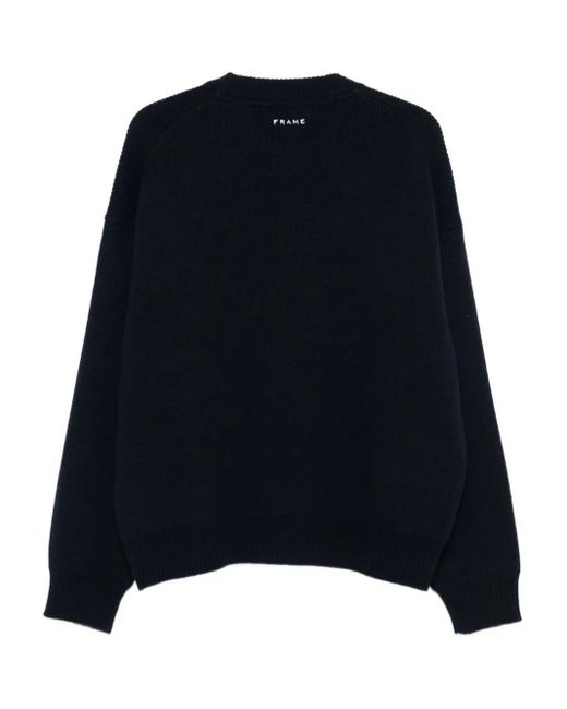 FRAME Black Sotheby's Cashmere Sweater
