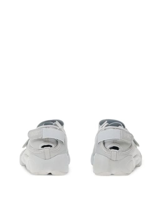 Nike Gray Air Rift Touch-strap Sneakers