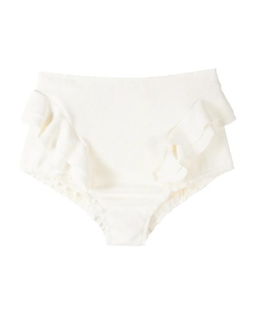 Slip Bikini A Vita Alta di Clube Bossa in White