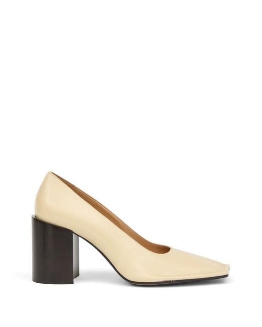 Maison Margiela Natural 85Mm Leather Heeled Pumps