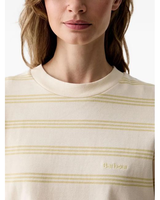 Barbour Natural Dartmoot Long-Sleeve Cotton T-Shirt