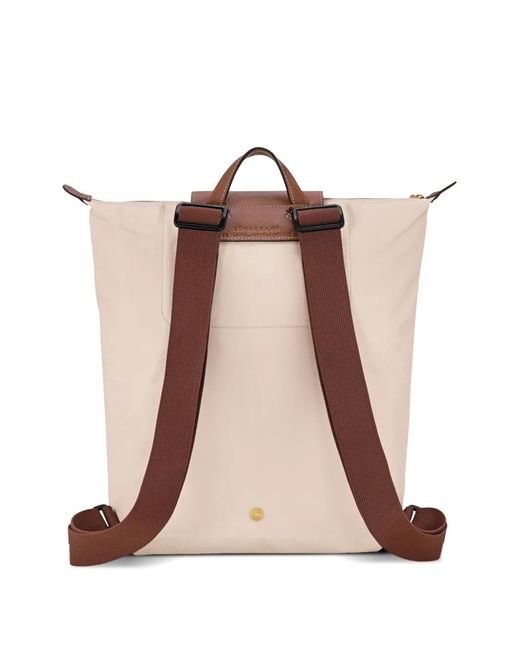 Longchamp Pink Le Pliage Original M Backpack