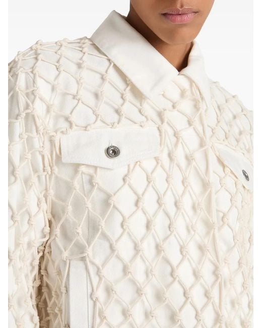 Ports 1961 Natural Weaving Inspried Denim Jacket