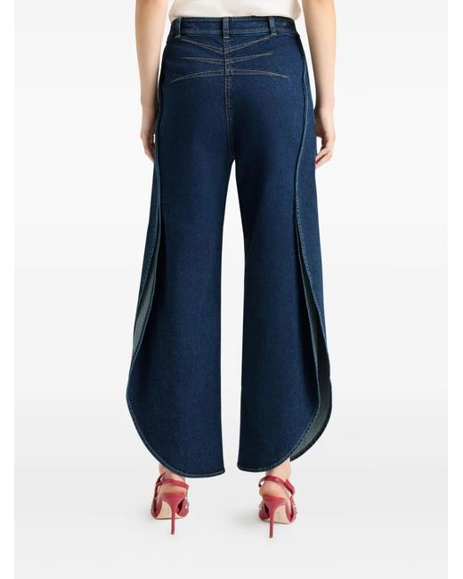 Cinq À Sept Blue Hannah Split Trousers