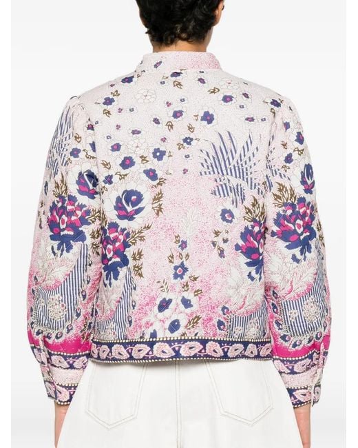 Antik Batik Pink Amia Puffer Jacket