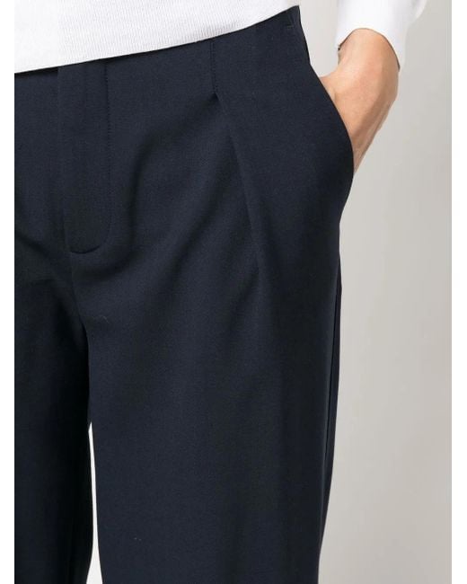 Closed Blue Brooks Wide-Leg Trousers