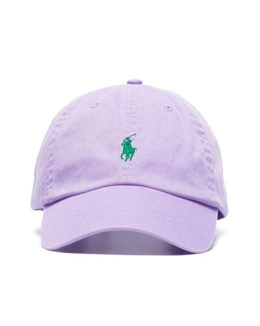 Polo Ralph Lauren Pet Met Geborduurd Logo in het Purple voor heren
