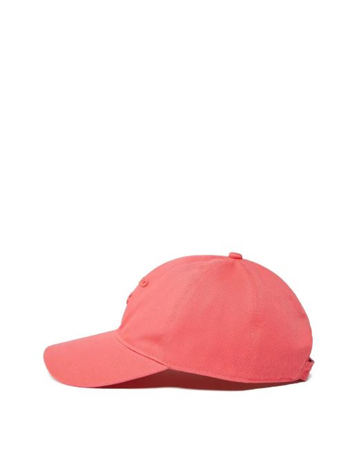 Pinko Pink Logo-Embroidered Cap