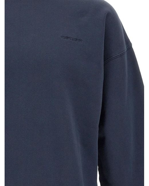 Carhartt Blue Crew Neck Sweatshirt for men