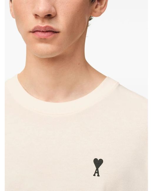 AMI White Place Des Victoires Printed T-Shirt