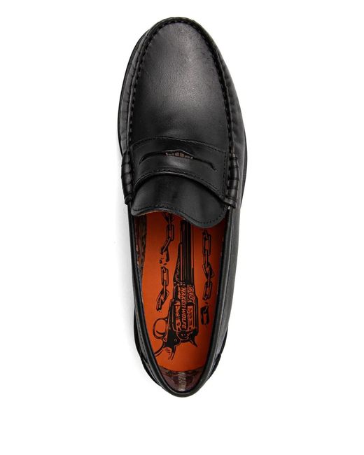 Naked Wolfe Black Riviera Loafers for men