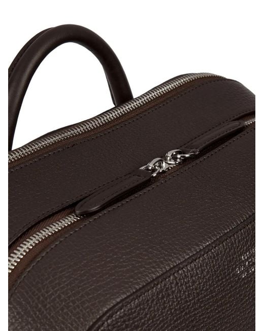 Smythson Black Ludlow Zip-Around Backpack
