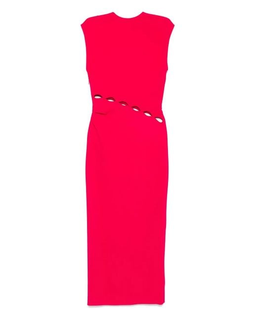 Ba&sh Pink Chassy Midi Dress