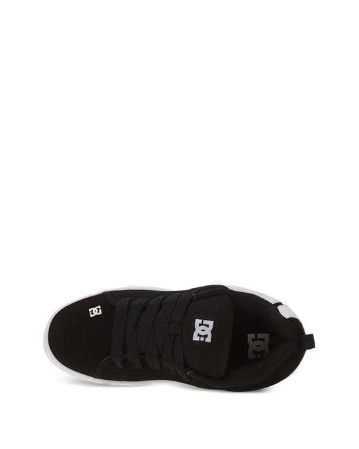 DC Shoes Black Logo-Patch Sneakers for men