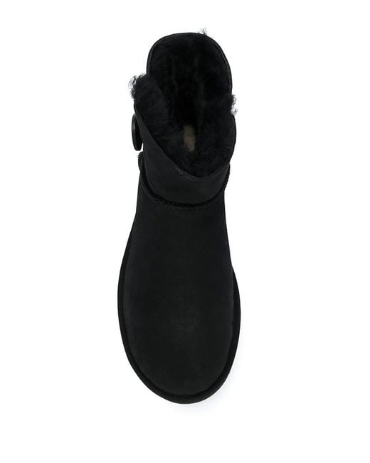 Ugg Black Mini Bailey Button Ii Boots