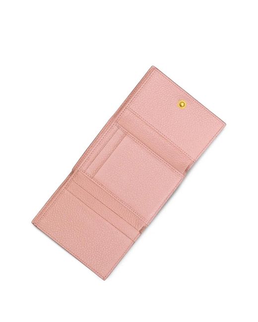 Dolce & Gabbana Pink Calfskin Wallet