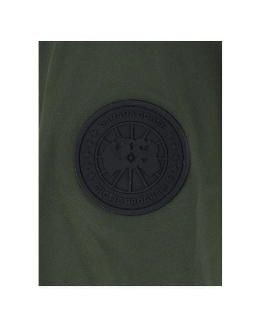 Canada Goose Green Rain Jacket “Rupert Bd” for men
