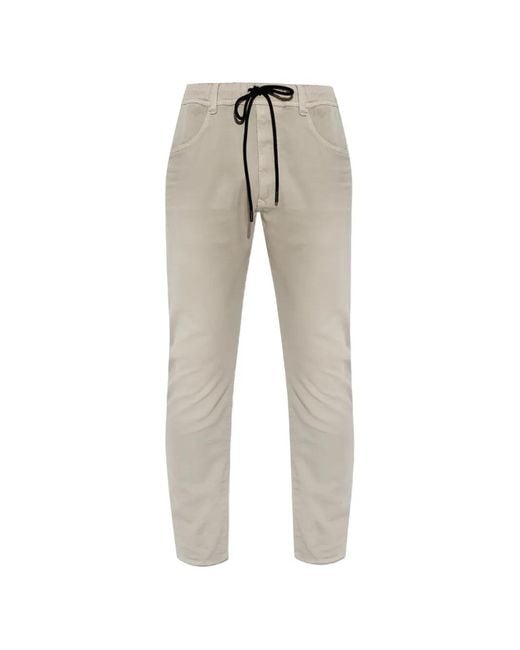 DIESEL Gray E-Krooley Drawstring Trousers for men
