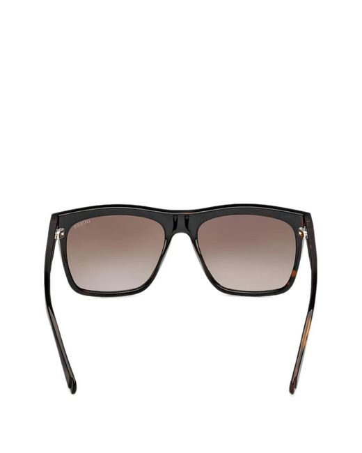 GUESS EYEWEAR Black Square-Frame Sunglasses for men