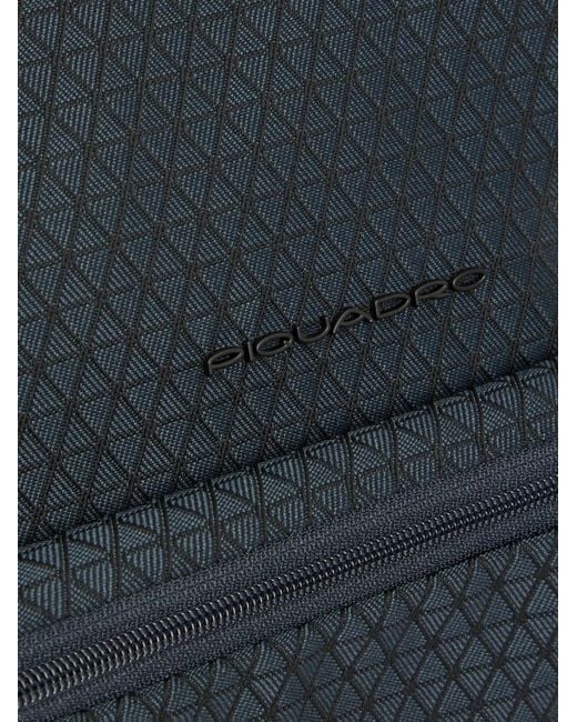 Piquadro Blue Foldable Expandable Travel Bag for men