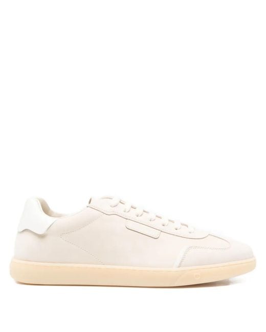 Ferragamo Natural Athena Low-Top Sneakers